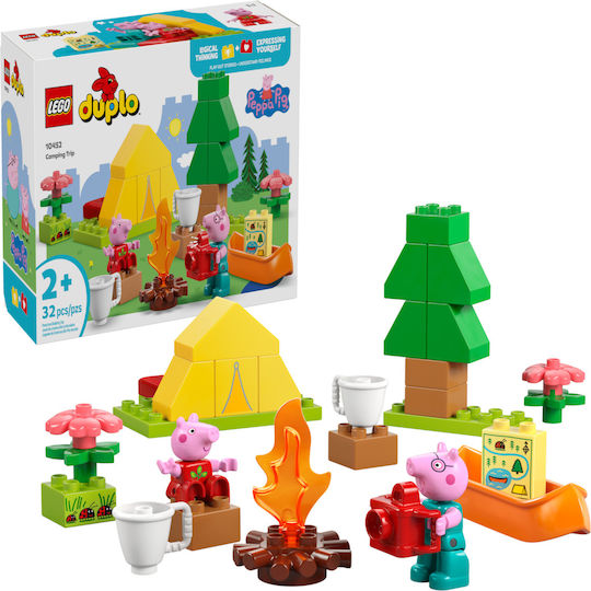 LEGO Duplo Peppa Pig Camping Trip for 2+ Years 32 Pieces