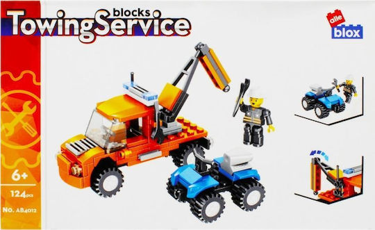 Alleblox Building Blocks Towing Service for Ages 6+ 124 Pieces
