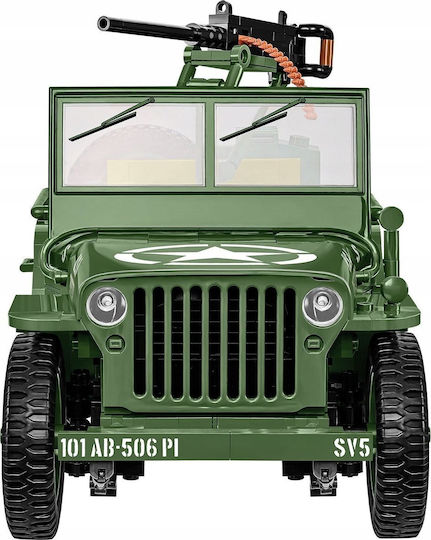 Cobi Building Blocks Willys MB Trailer Executive Edition for 7+ Years 1580 Pieces