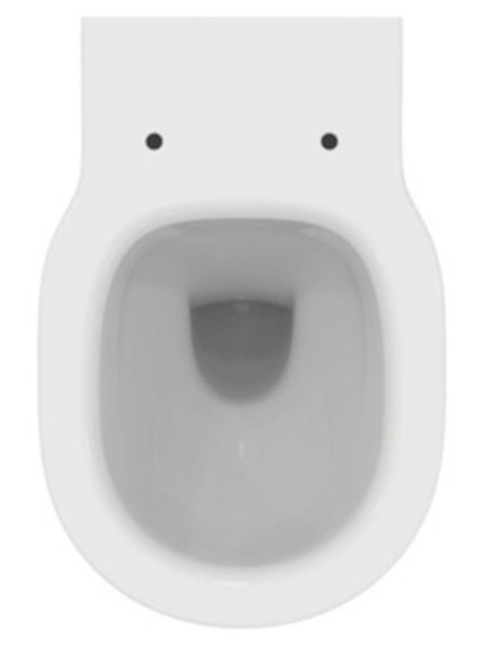 Ideal Standard Connect Aquablade Wall-Mounted Toilet with Cover Soft Close White