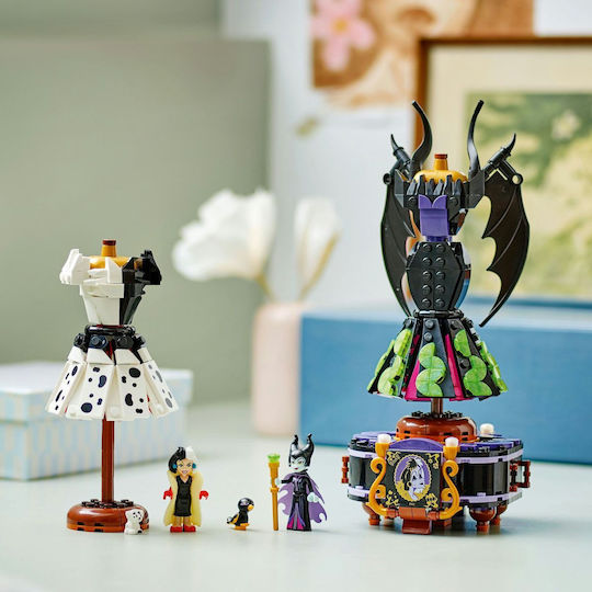 LEGO Rochiile lui Maleficent și Cruella De Vil Disney pentru 9+ Ani 524 Bucăți