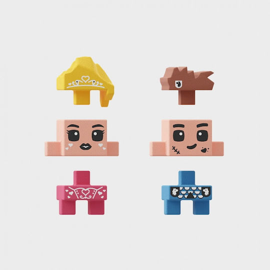 Marioinex Τουβλάκια Waffle Mini - Princess: Tower of Fantasy για 6+ Ετών 148τμχ