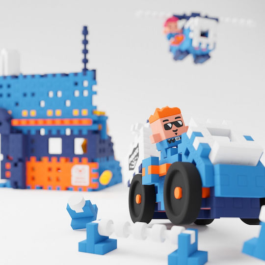 Marioinex Τουβλάκια Waffle Mini - Police Station για 3+ Ετών 280τμχ
