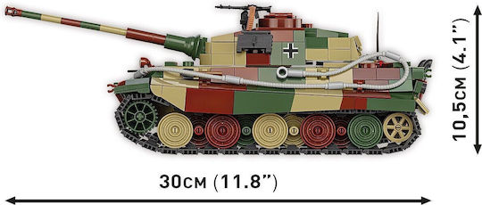Cobi Cobi Panzer VI Ausf B King Tiger Bauklötze für 9+ Jahre 802 Stück