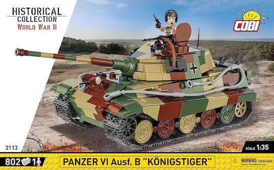 Cobi Cobi Panzer VI Ausf B King Tiger Bauklötze für 9+ Jahre 802 Stück