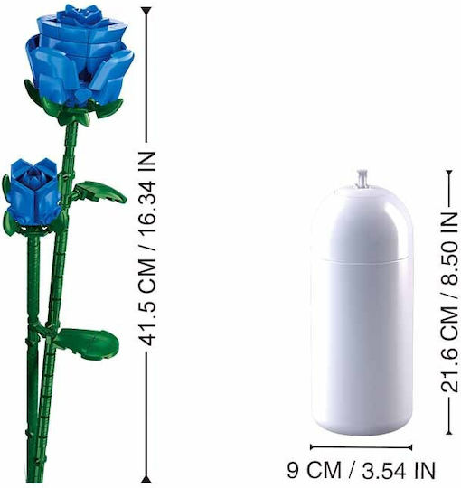 Sluban Bauklötze Pleyerid Blaue Rosen für 10+ Jahre 254 Stück