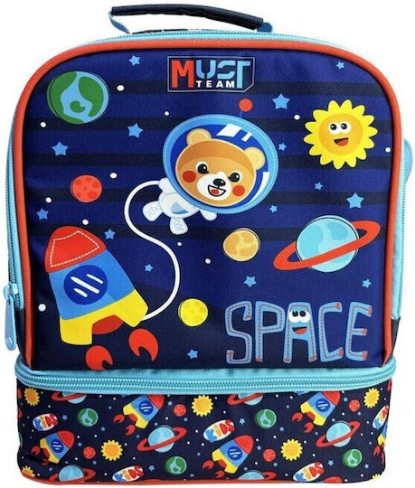 Must Team Yummy Kids' Insulated Snack Bag 7L Blue 22x16x28cm