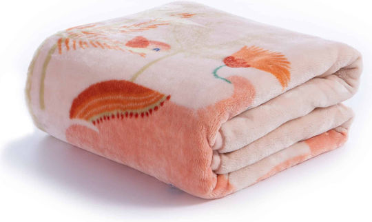 Nef-Nef Homeware Blanket Nursery Swaddling Blankets Indonesia Velvet Orange Indonesia 75x100cm