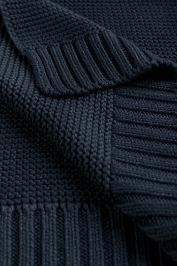 Sensillo Одеяло Детски пелени за пелени Бамбук Тъмносин Navy Blue 100x80см.