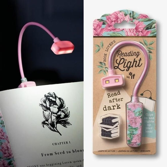 IF Book Light LED with Clip Pink