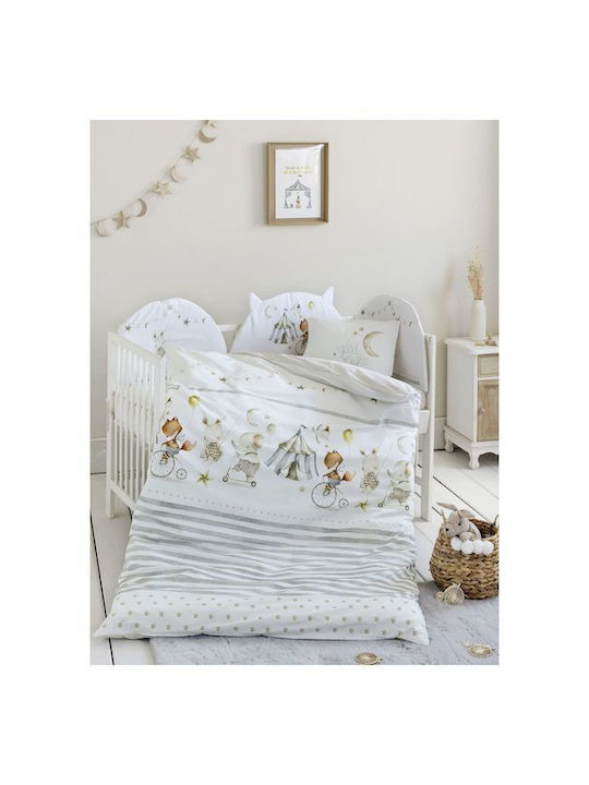 Nima Baby Circus Baby Sheets Set Cradle Cotton Multicolour Multicolored 70x110cm 2pcs