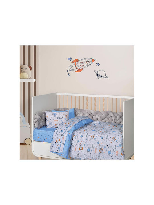 Das Home Σετ Blue, Grey, Orange 130x170εκ.