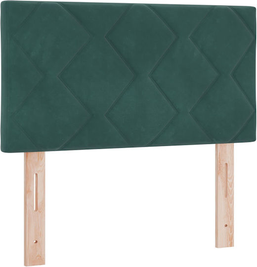 vidaXL Stoff-Kopfstütze für Betten Dunkelgrünes 80x88cm