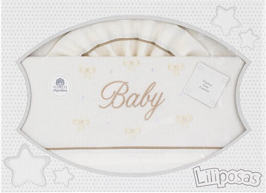Interbaby My Baby Set Baby Bettlaken Baumwolle 50x80cm 3Stück