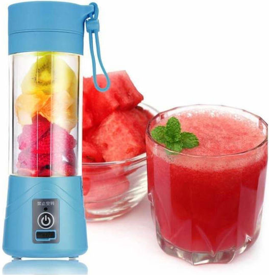 Blender Cu Cană Din Plastic Albastră 400 Ml