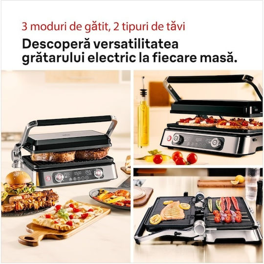 Braun MultiGrill 9 Pro Сандвич тостер грил 2200W Черна