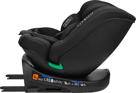Kikka Boo i-Round Καθισματάκι Αυτοκινήτου i-Size με Isofix Black