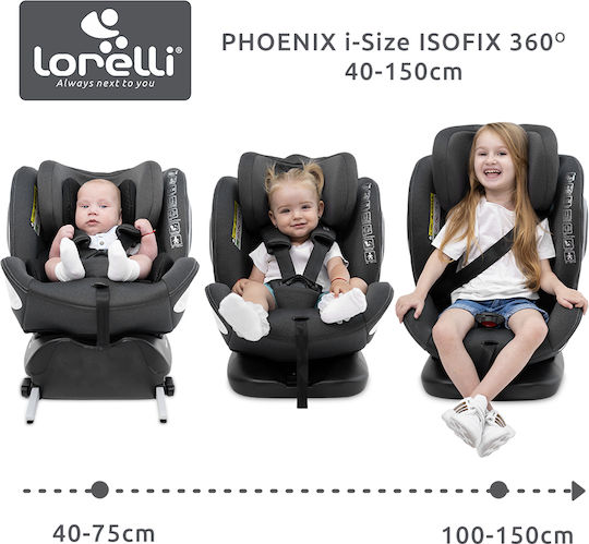 Lorelli Phoenix Baby Car Seat i-Size with Isofix Green Pine