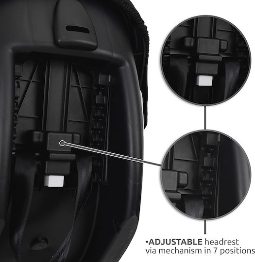 Lorelli Aria Luxe Baby Car Seat i-Size Black Jasper