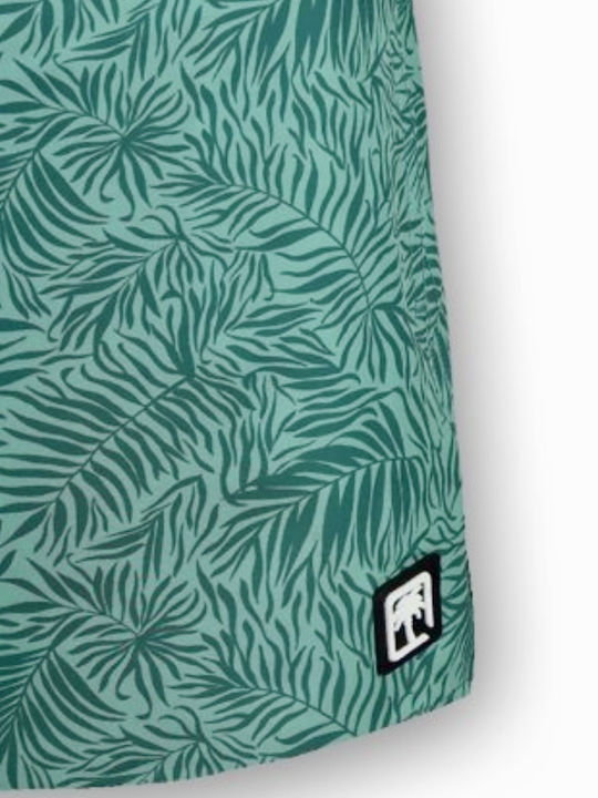 Men's Swimwear Shorts Green Floral