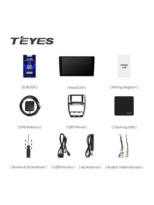 Teyes Sistem Audio Auto pentru Skoda Rapid Land Rover Freelander 2006-2012 (Bluetooth/USB/WiFi/GPS/Apple-Carplay/Android-Auto) cu Ecran Tactil 9.5"