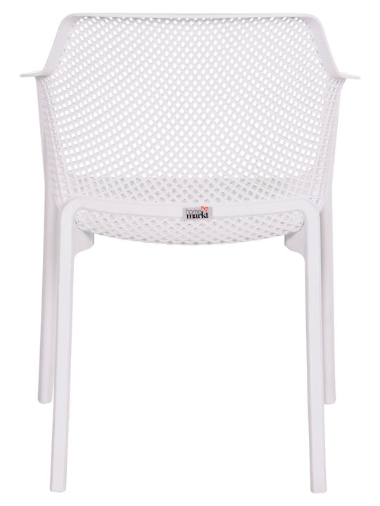 Outdoor Chair Polypropylene John White 59x58x79cm