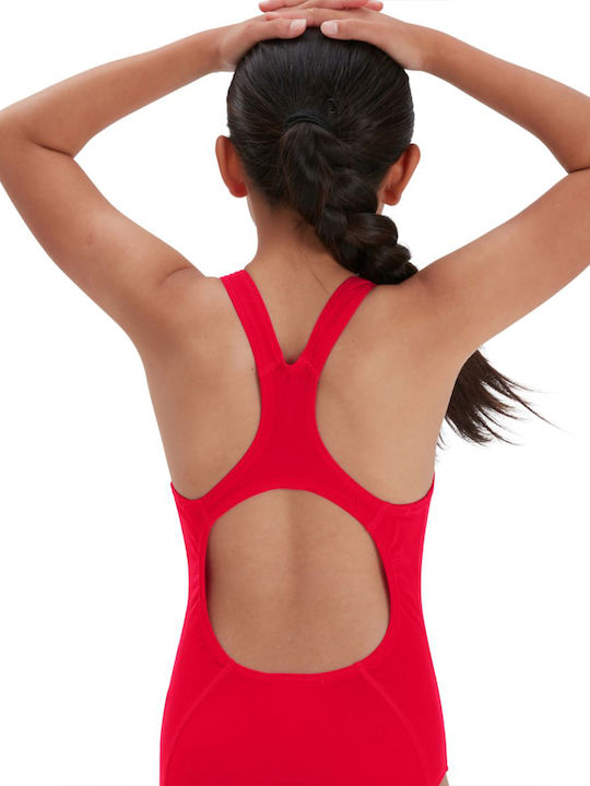Speedo Endurance+ Medalist Kids Swimwear One-Piece Red