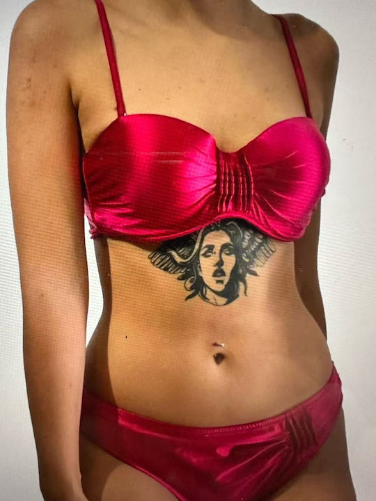 Set Bikini Bordo