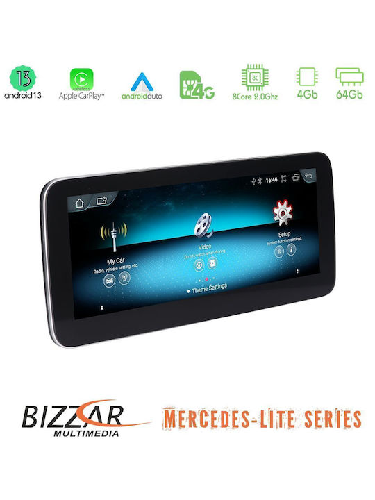 Bizzar Car Audio System for Mercedes-Benz CLA Class / GLA / A Class 2015-2019 (Bluetooth/USB/AUX/WiFi/GPS/Apple-Carplay/Android-Auto/CD) with Touch Screen 2"