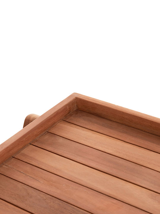 Wooden Garden & Terrace Table Alfred Natural 86x56x80cm