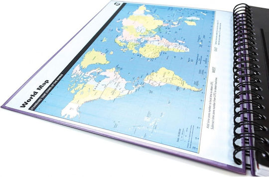 Pukka Pad Σπιράλ Τετράδιο Ριγέ Α4 200 Φύλλων 5 Θεμάτων Πολύχρωμο