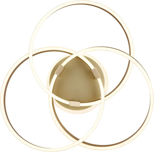 Globo Lighting Πλαφονιέρα Οροφής 60εκ. Χρυσή