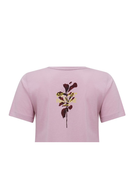 Eagle Nature Damen T-Shirt Rosa