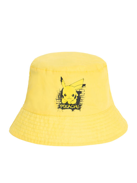 Cool Club Παιδικό Καπέλο Bucket Υφασμάτινο Pokemon Κίτρινο