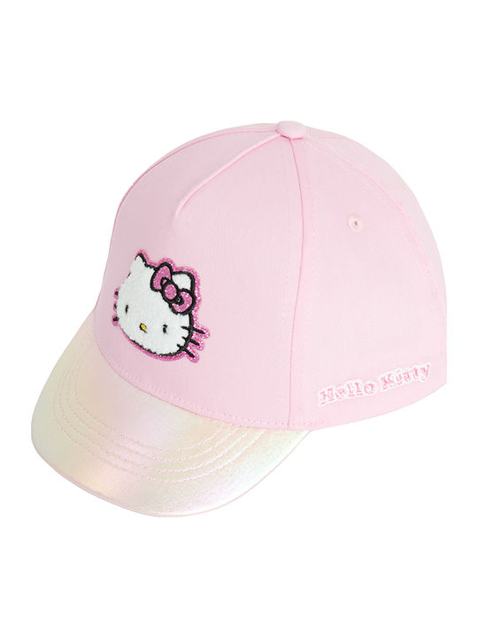 Cool Club Παιδικό Καπέλο Jockey Hello Kitty Ροζ