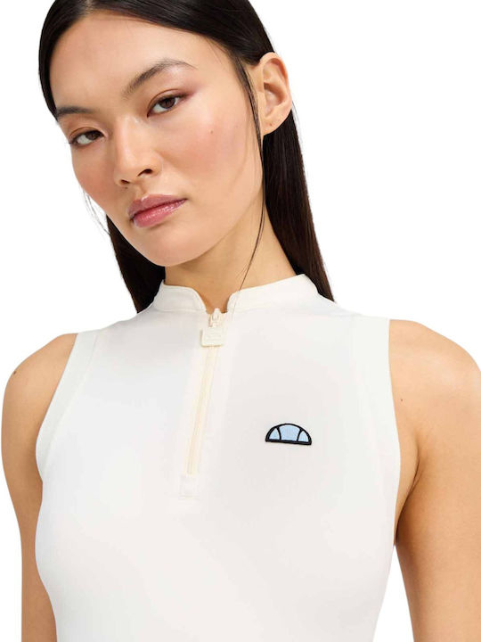 Sartoria Medusa Summer Mini Athletic Sleeveless Dress White