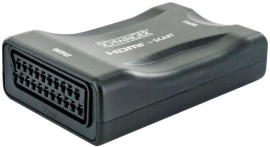 Convertor Schwaiger HDMI SCART Priză HDMI > Priză SCART