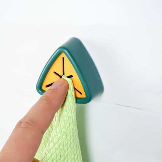 Cârlig de Baie Simplu cu șuruburi ​2.3x2.3cm Verde