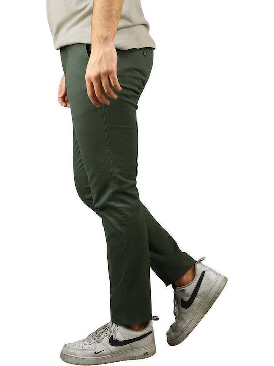 Παντελόνι Chino σε Slim Εφαρμογή Πράσινο