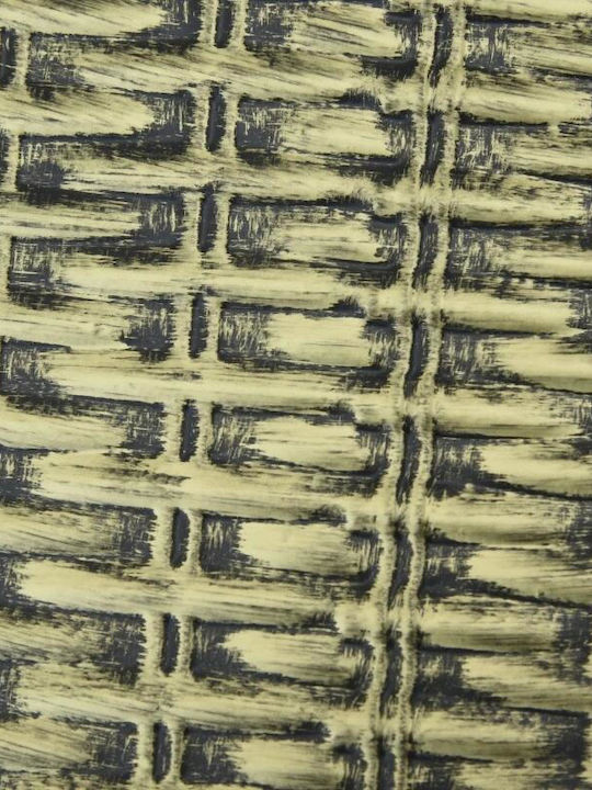 Masa pentru spații exterioare mici Rattan cu schelet metalic Negru 46x46x35.5buc