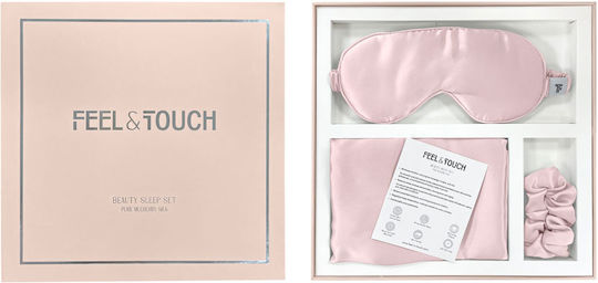 Feel & Touch Beauty Μάσκα Ύπνου Μεταξένια Ροζ