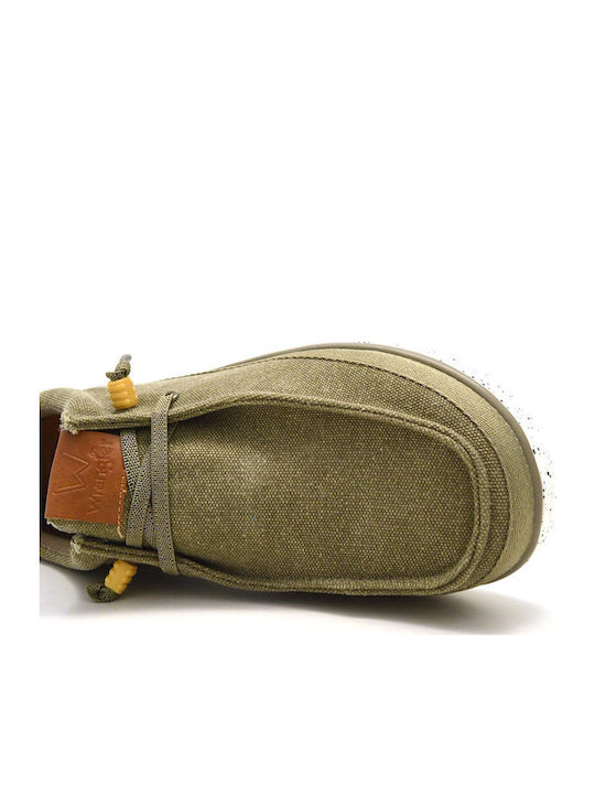 Makena Ανδρικά Loafers σε Πράσινο Χρώμα