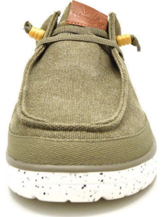 Makena Ανδρικά Loafers σε Πράσινο Χρώμα