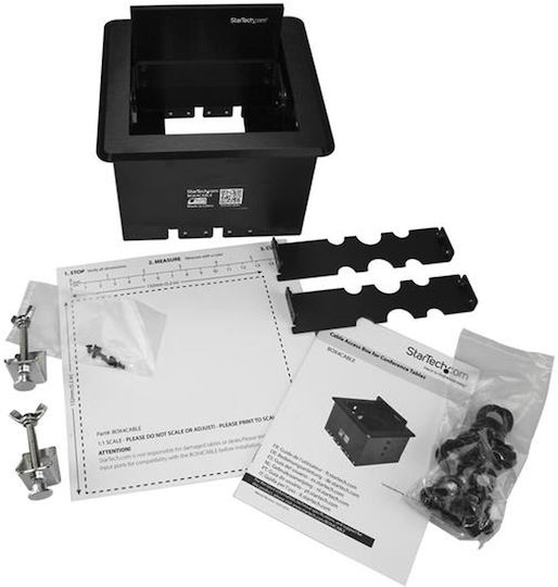 StarTech Cable Box Μαύρο BOX4CABLE 1τμχ