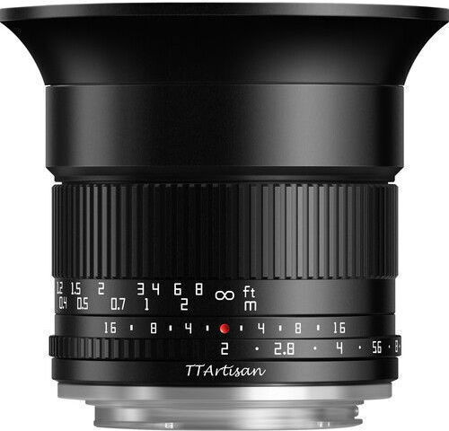 TTArtisan Crop Camera Lens 10mm f/2.0 Wide Angle for Nikon Z Mount Black