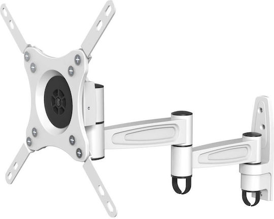 Multibrackets Suport TV de perete până la 15" și 15kg Alb