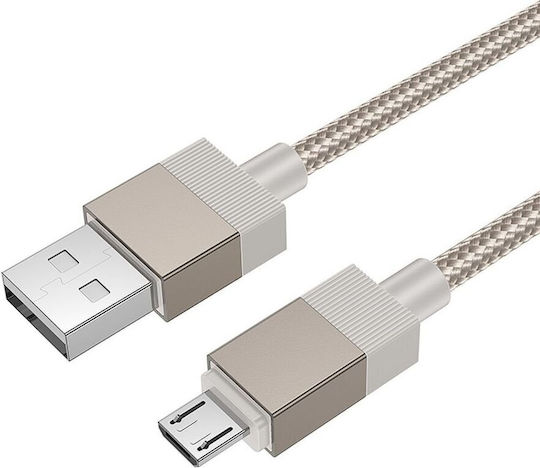 Hoco Regular USB 2.0 spre micro USB Cablu Auriu 1m (300507) 1buc