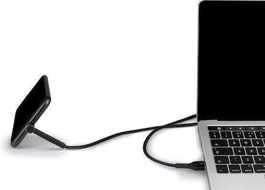 Grundig Winkel (90°) USB-A zu Lightning Kabel Schwarz 1m (19.02.0075)