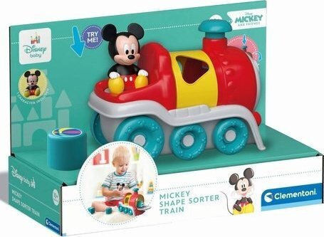 Clementoni Превозно Средство Mickey Shape Sorting Train За 12+ Месеца