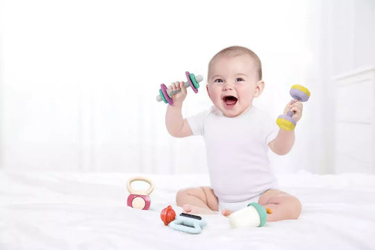Hola Toys Teething Rattle from Plastic for 3 Months+